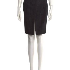Chanel Black Pencil Skirt Black size 24